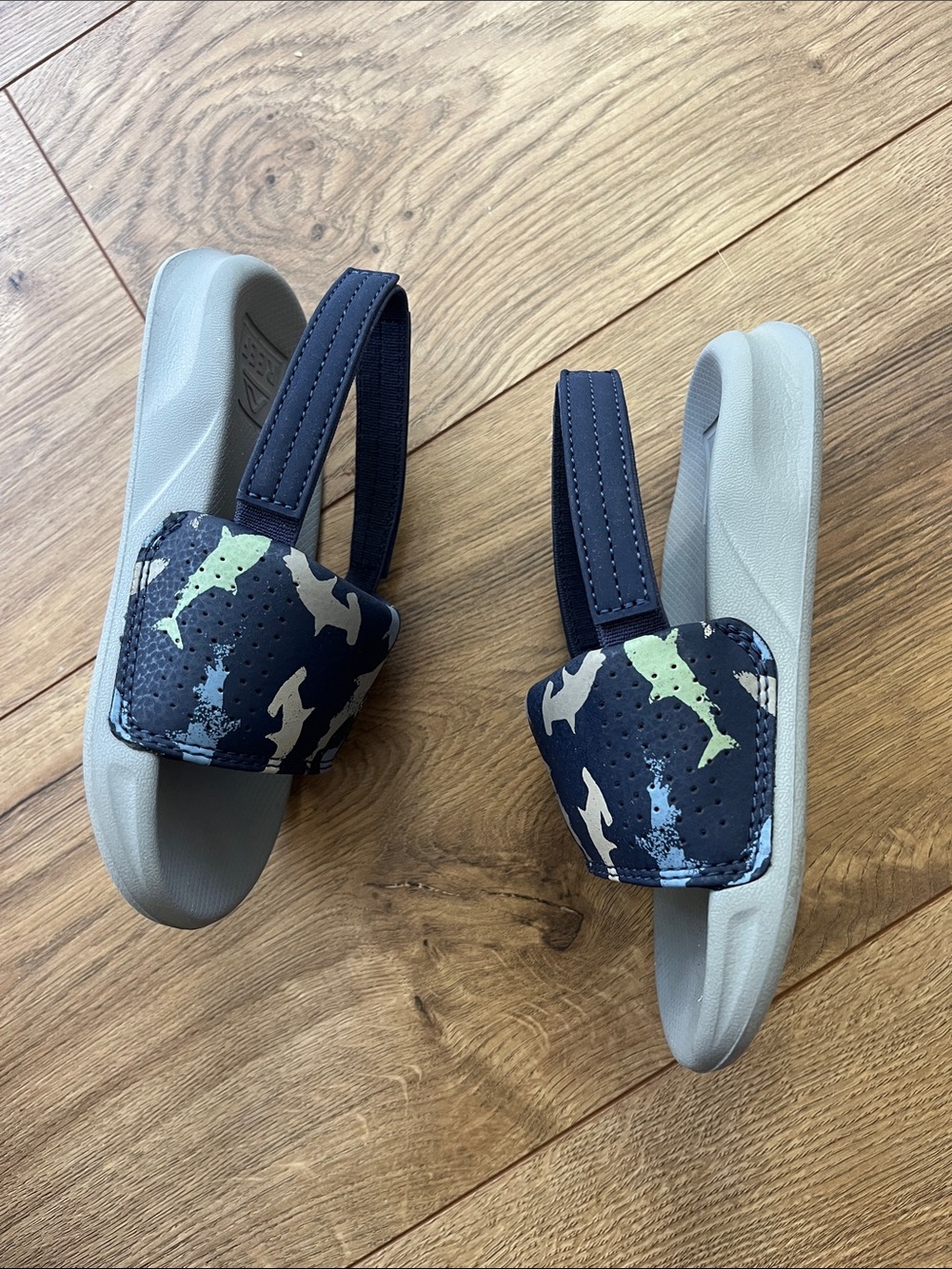 Reef Kids Salty Slide toddler boys Camo Slide Sandals US 9 - Picture 2 of 5